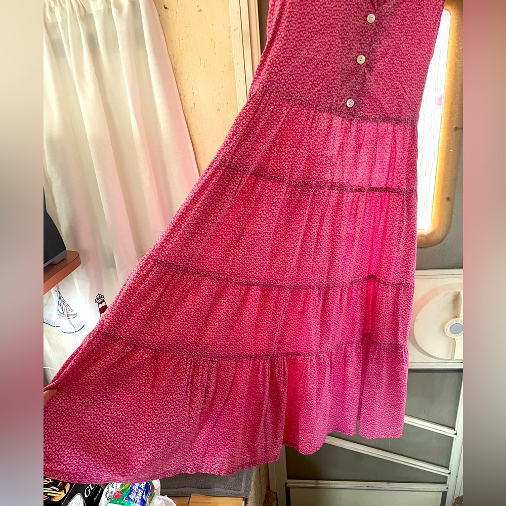 La Cera Maxi tiered cottagecore sun dress summer